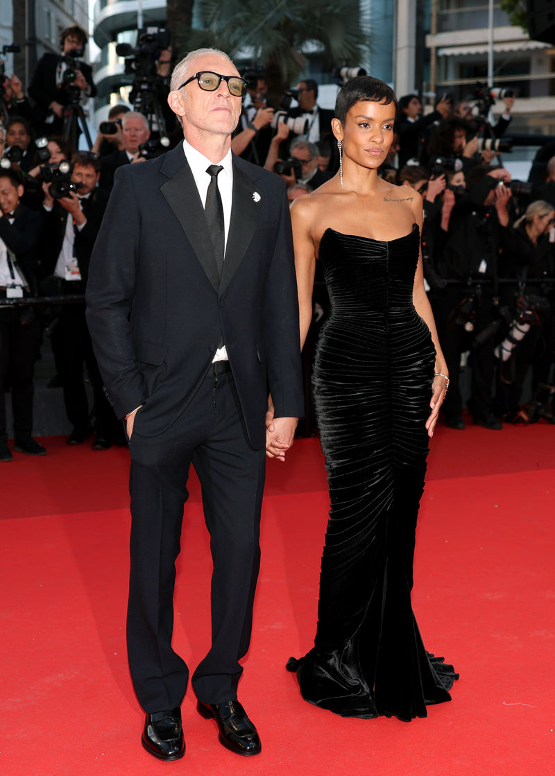 NARAH BAPTISTA WEARS SCHIAPARELLI<br>TO THE 79TH CANNES FILM FESTIVAL