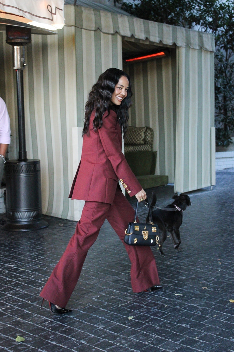 TESSA THOMPSON WEARS SCHIAPARELLI