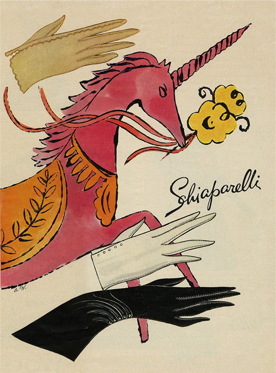 ILLUSTRATION POUR LES GANTS SCHIAPARELLI