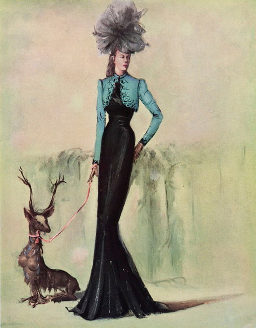 ILLUSTRATIONS DE MODÈLES SCHIAPARELLI