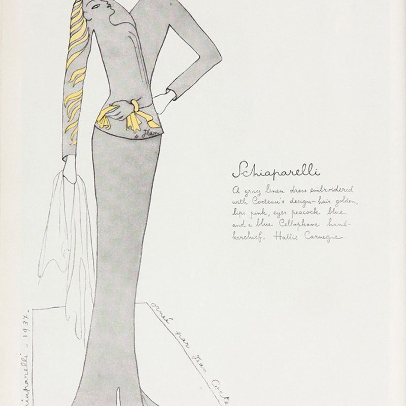 TAILLEUR SCHIAPARELLI BRODÉ « TÊTE DE FEMME »