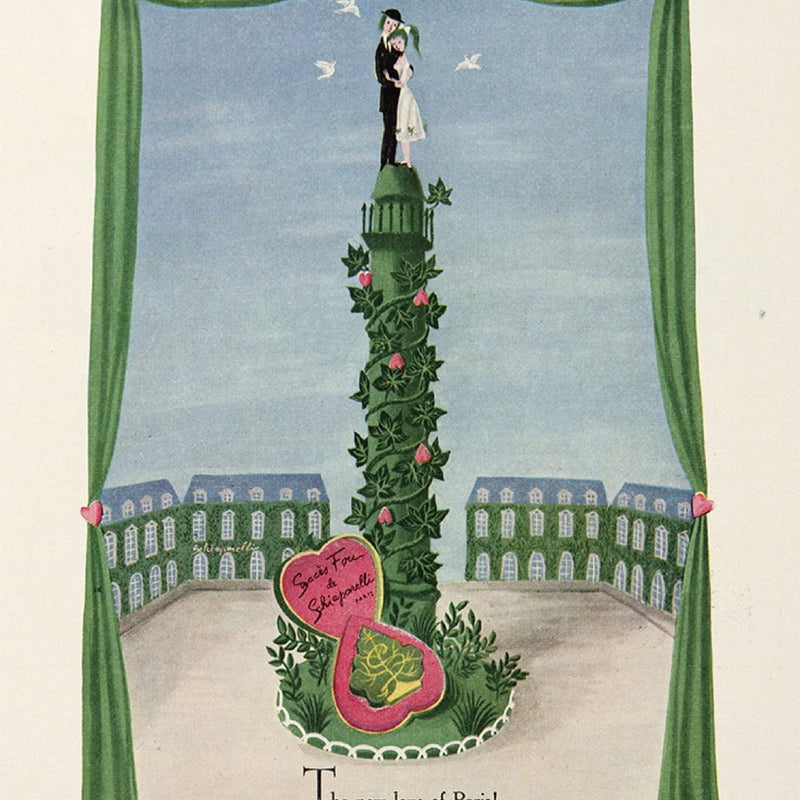 ILLUSTRATION POUR LE PARFUM « SUCCÈS FOU » DE SCHIAPARELLI