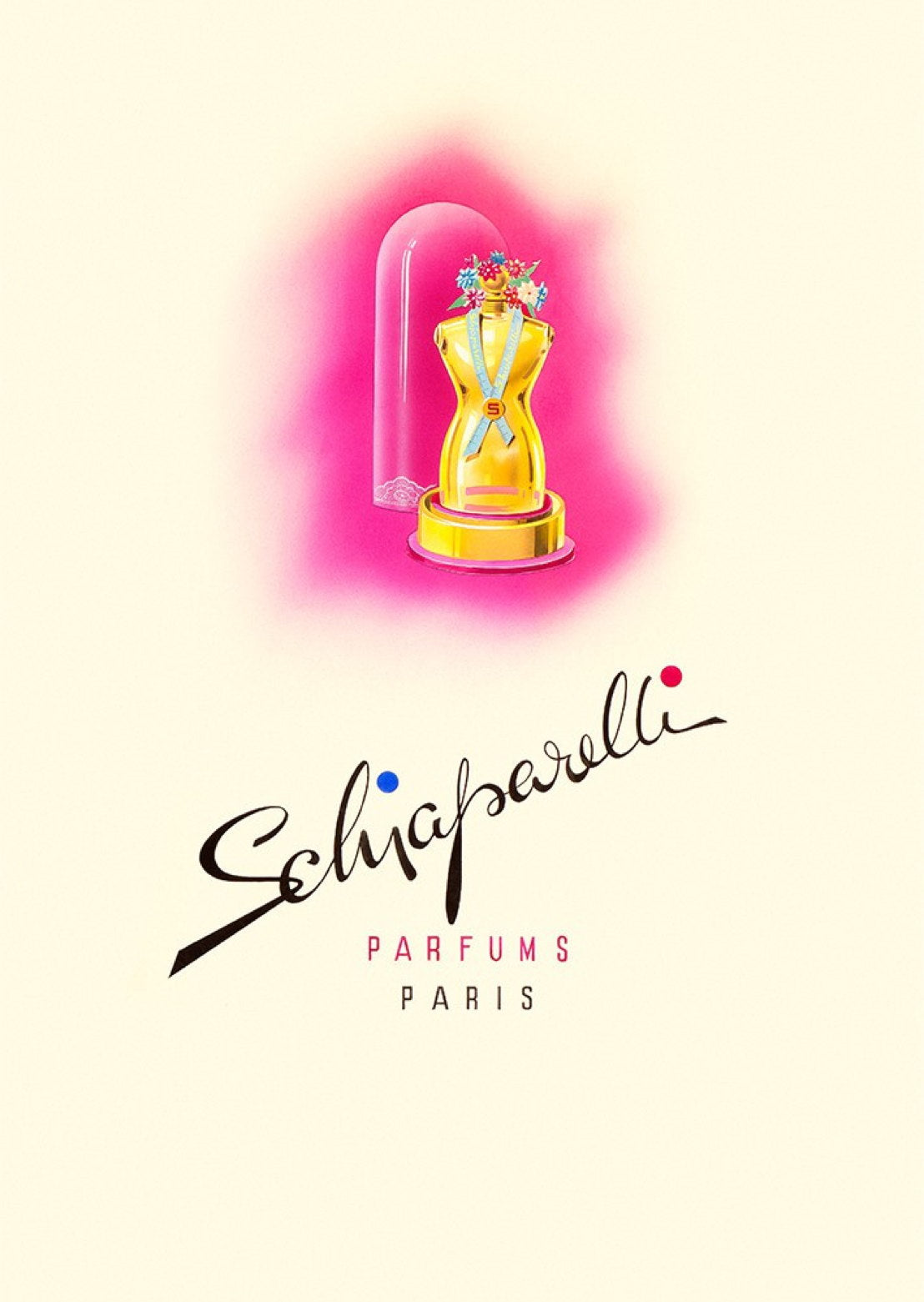 FLACON DU PARFUM « SHOCKING » DE SCHIAPARELLI