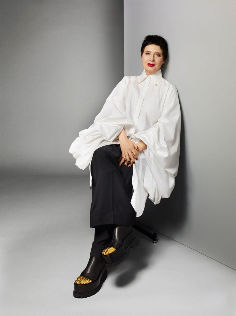 ISABELLA ROSSELLINI WORE SCHIAPARELLI SPRING SUMMER 2021 READY-TO-WEAR