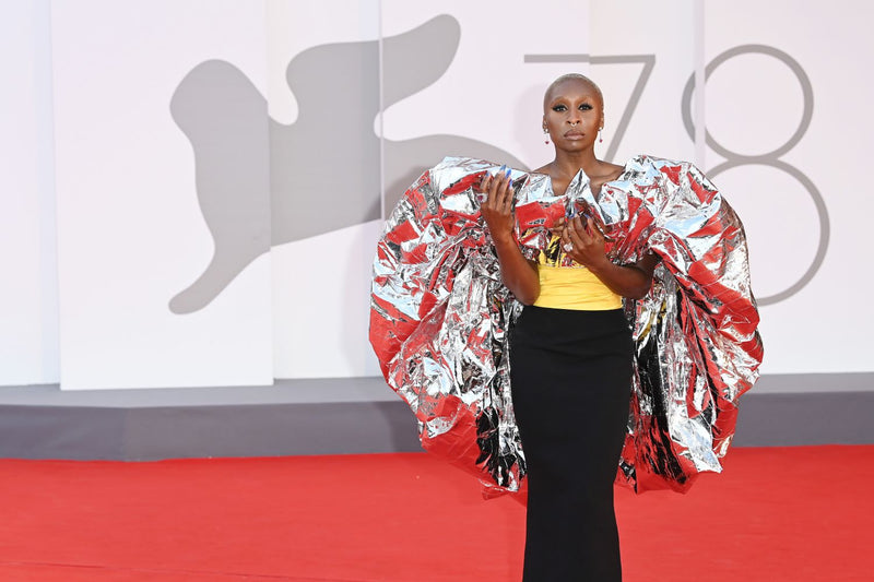 CYNTHIA ERIVO WORE SCHIAPARELLI FALL WINTER 2021 HAUTE COUTURE
