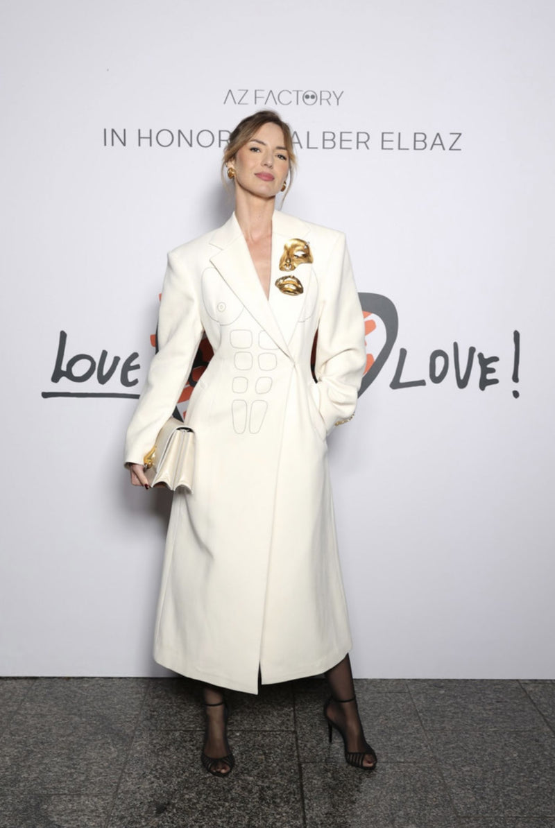 LOUISE BOURGOIN WORE SCHIAPARELLI FALL WINTER 2021/2022 READY-TO-WEAR