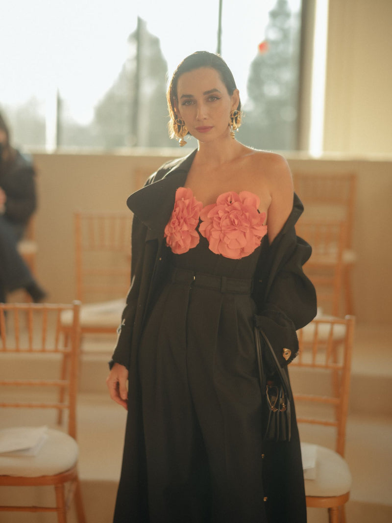 REBECCA DAYAN WORE SCHIAPARELLI SPRING SUMMER 2022 READY-TO-WEAR