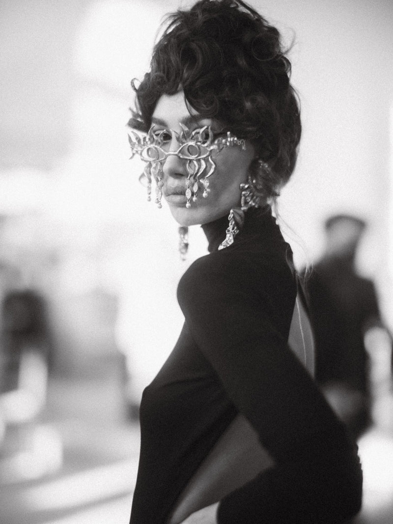 NADIA LEE COHEN WORE SCHIAPARELLI HAUTE COUTURE AND READY-TO-WEAR BIJOUX