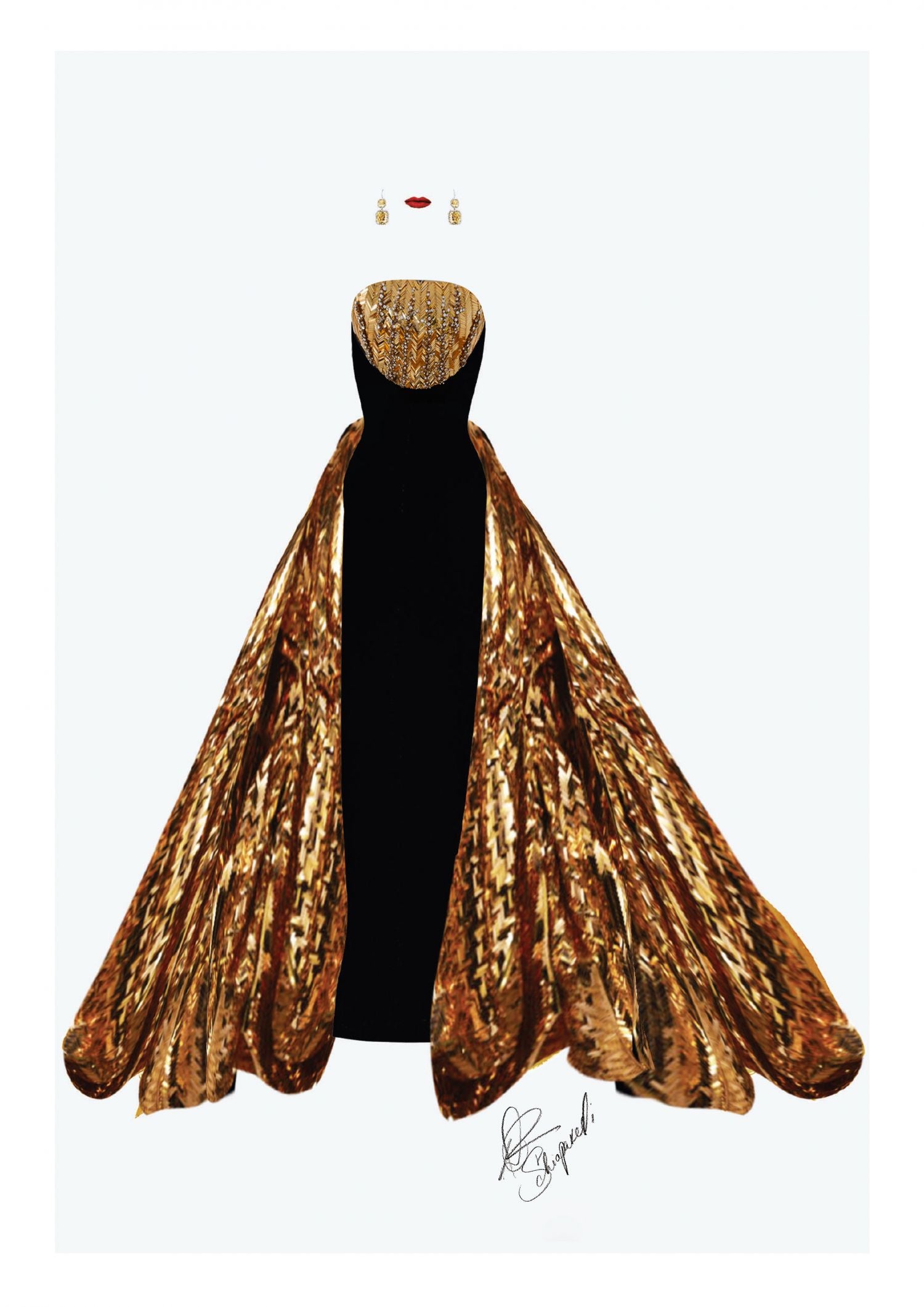 CAREY MULLIGAN WORE CUSTOM SCHIAPARELLI HAUTE COUTURE SPRING SUMMER 2022 TO THE MET GALA