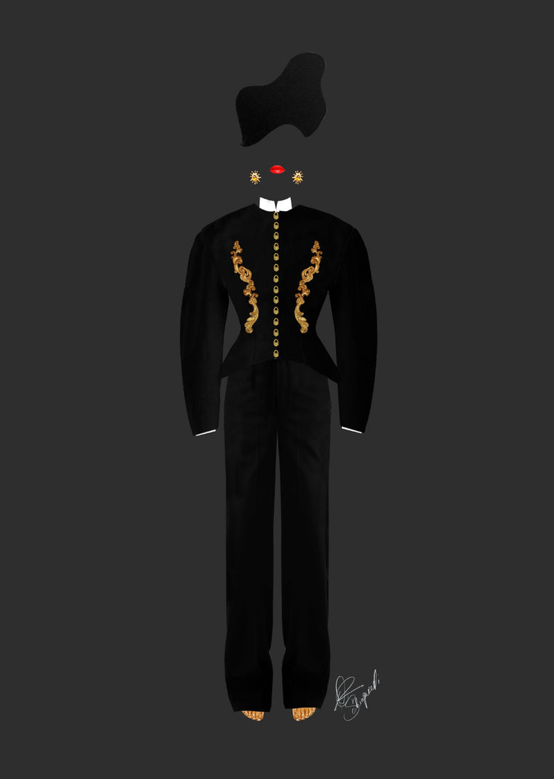 JANICZA BRAVO WORE SCHIAPARELLI READY-TO-WEAR FALL WINTER 2021/2022 TO THE MET GALA