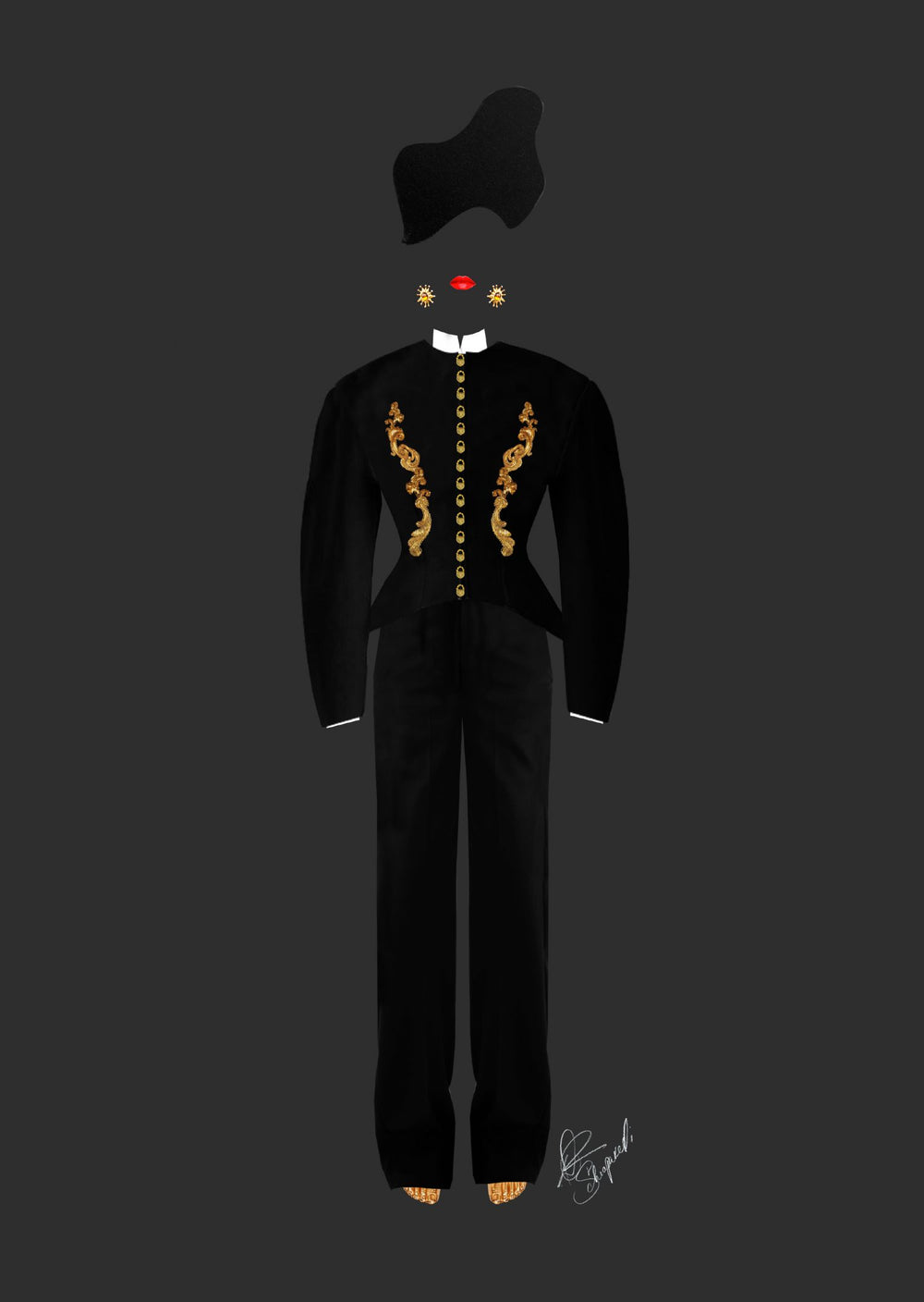 JANICZA BRAVO WORE SCHIAPARELLI READY-TO-WEAR FALL WINTER 2021/2022 TO THE MET GALA
