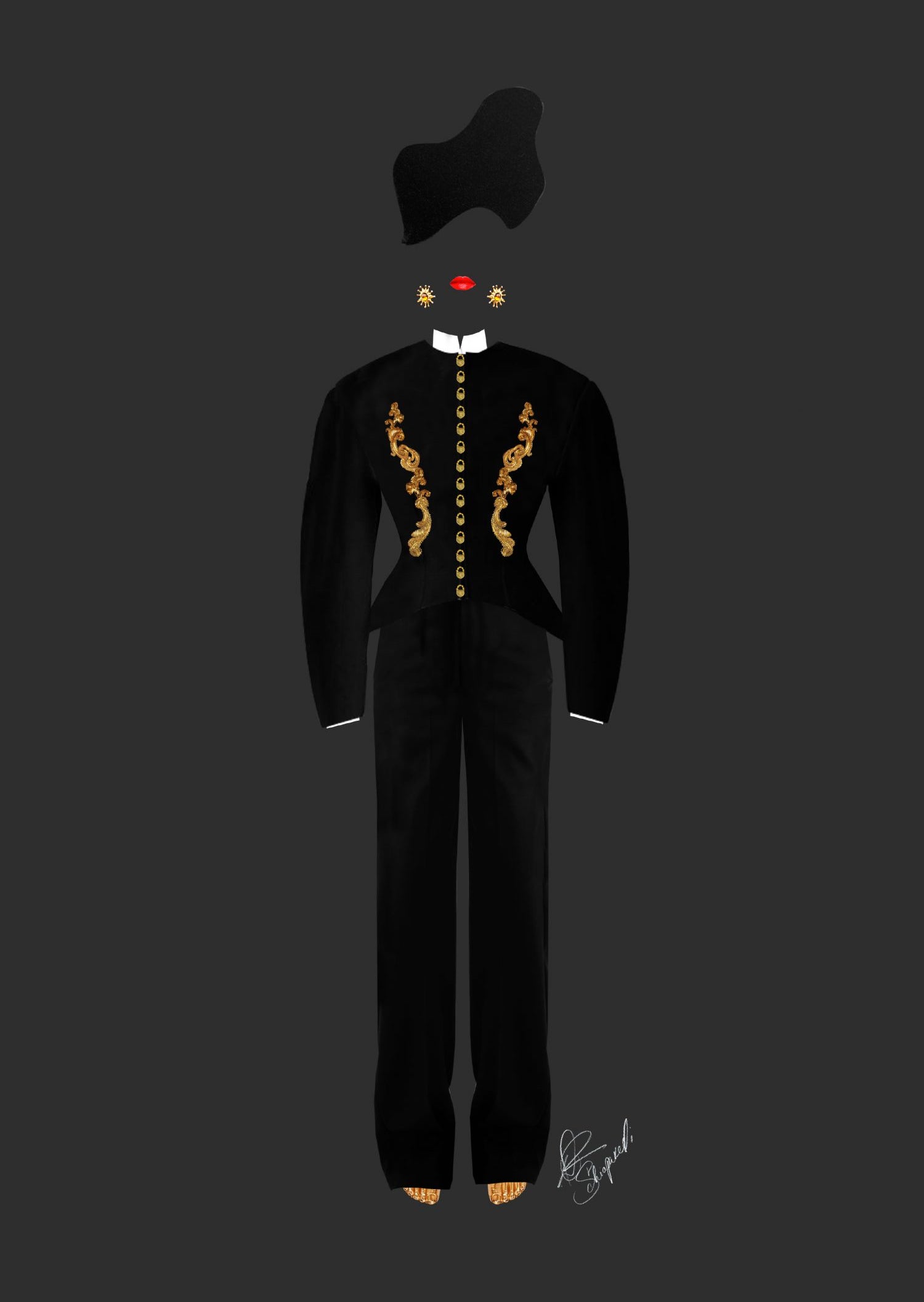 JANICZA BRAVO WORE SCHIAPARELLI READY-TO-WEAR FALL WINTER 2021/2022 TO THE MET GALA