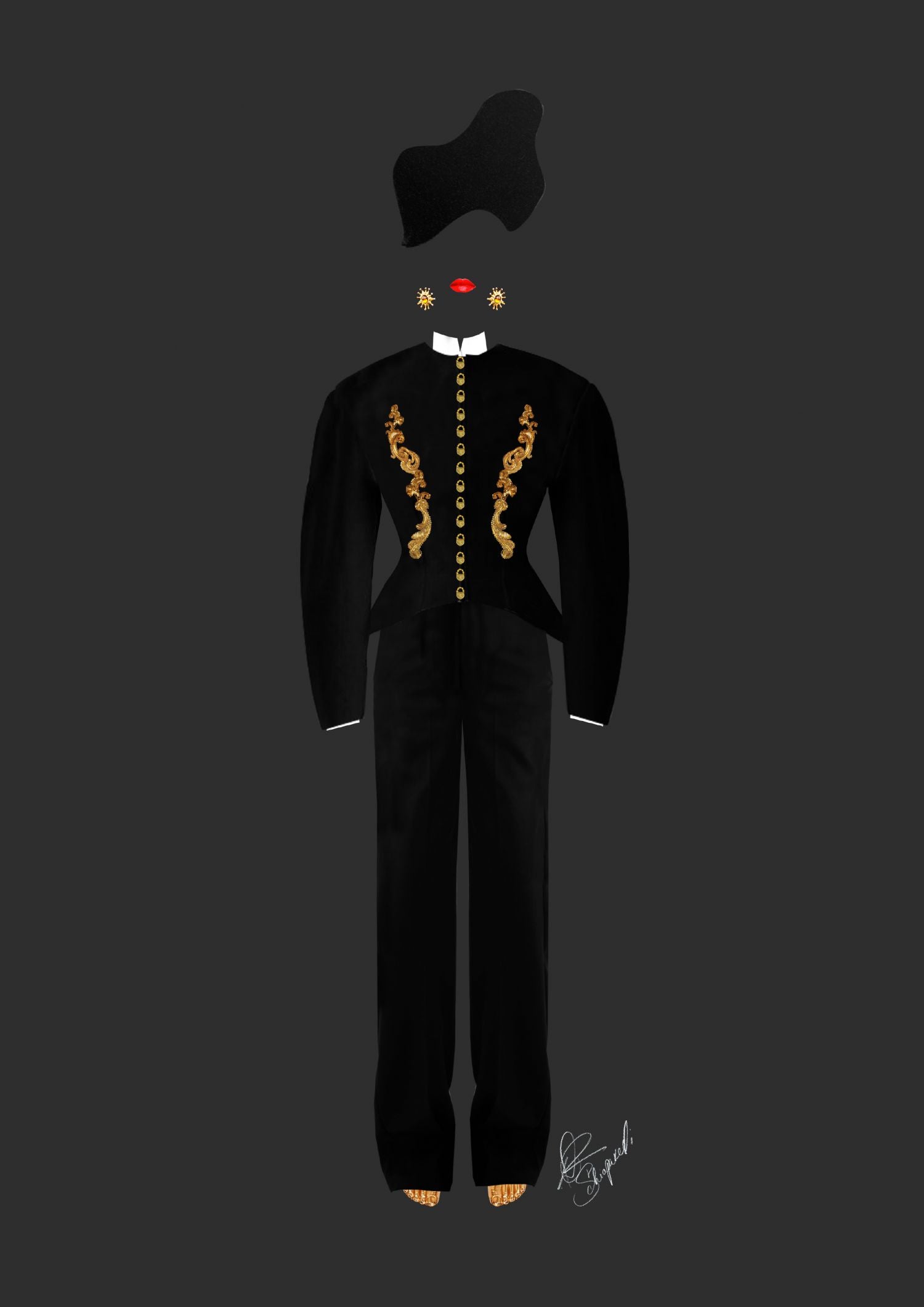 JANICZA BRAVO WORE SCHIAPARELLI READY-TO-WEAR FALL WINTER 2021/2022 TO THE MET GALA