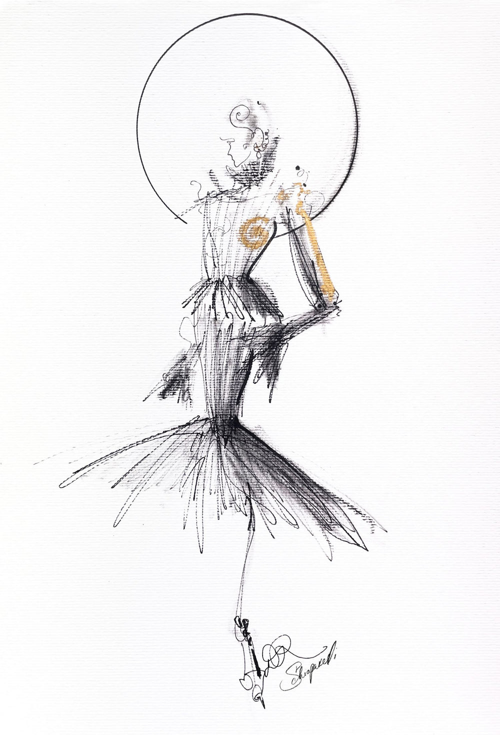 LOUISA JACOBSON WORE SCHIAPARELLI HAUTE COUTURE SPRING SUMMER 2022 TO THE MET GALA