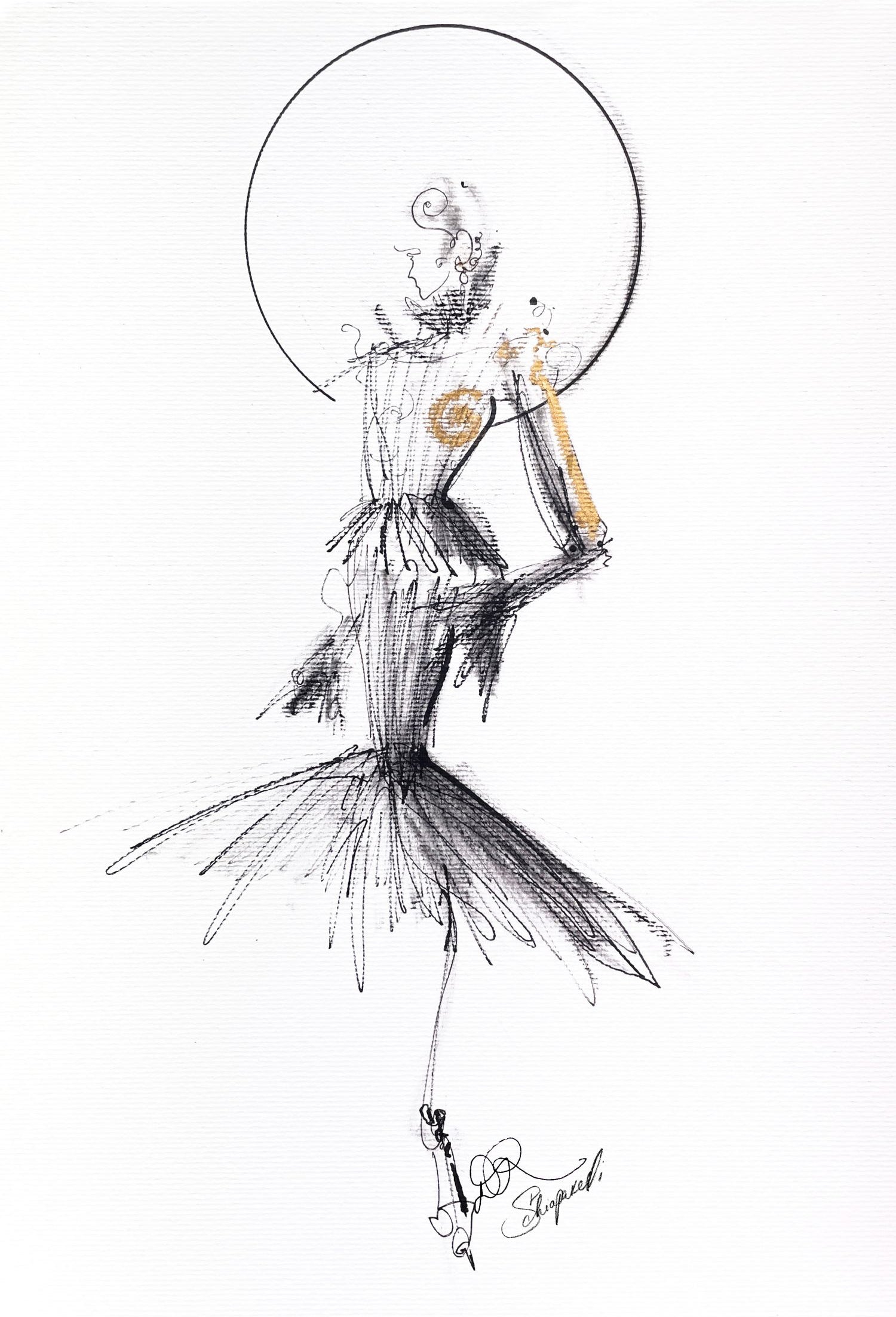 LOUISA JACOBSON WORE SCHIAPARELLI HAUTE COUTURE SPRING SUMMER 2022 TO THE MET GALA