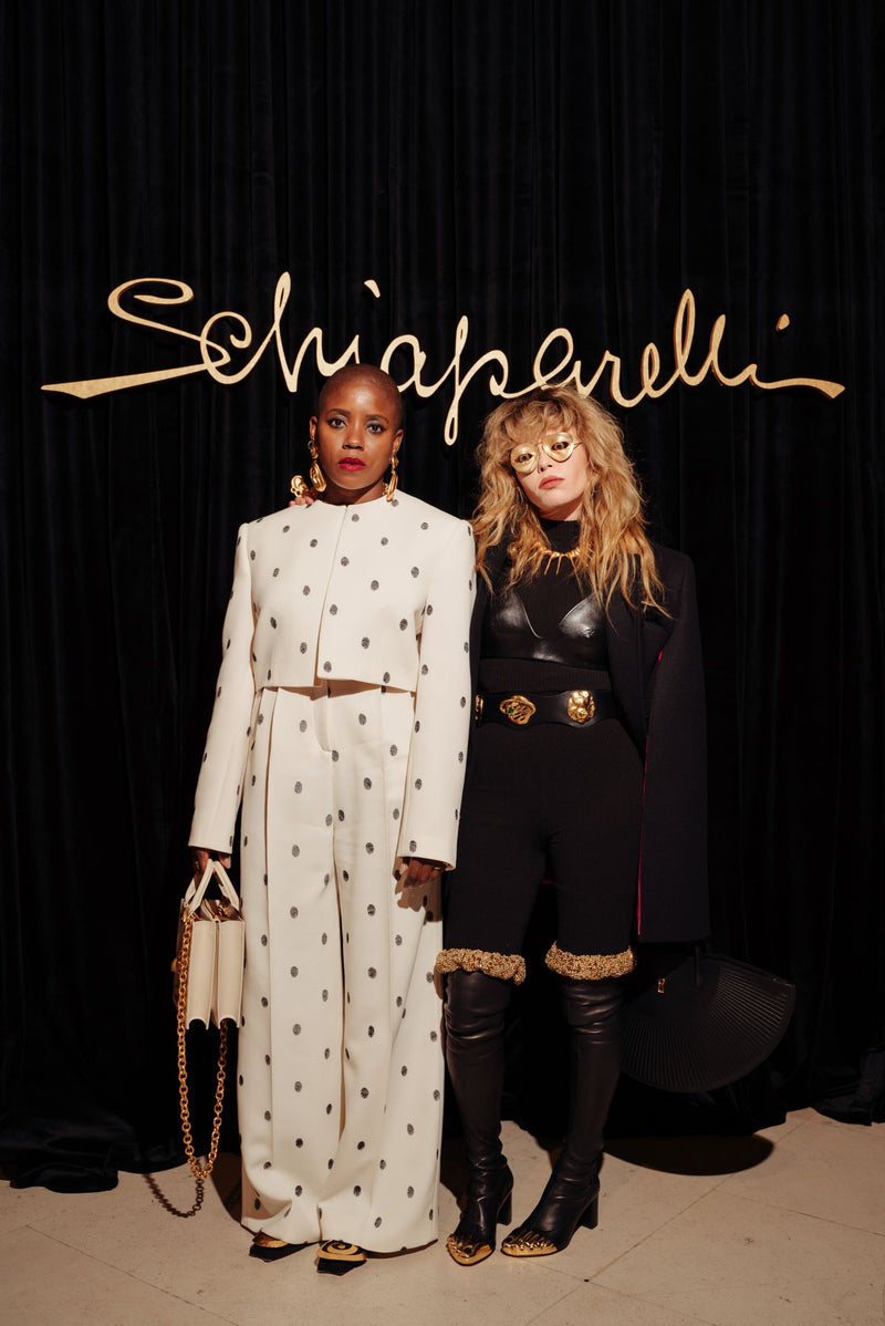 JANICZA BRAVO AND NATASHA LYONNE WORE SCHIAPARELLI READY-TO-WEAR