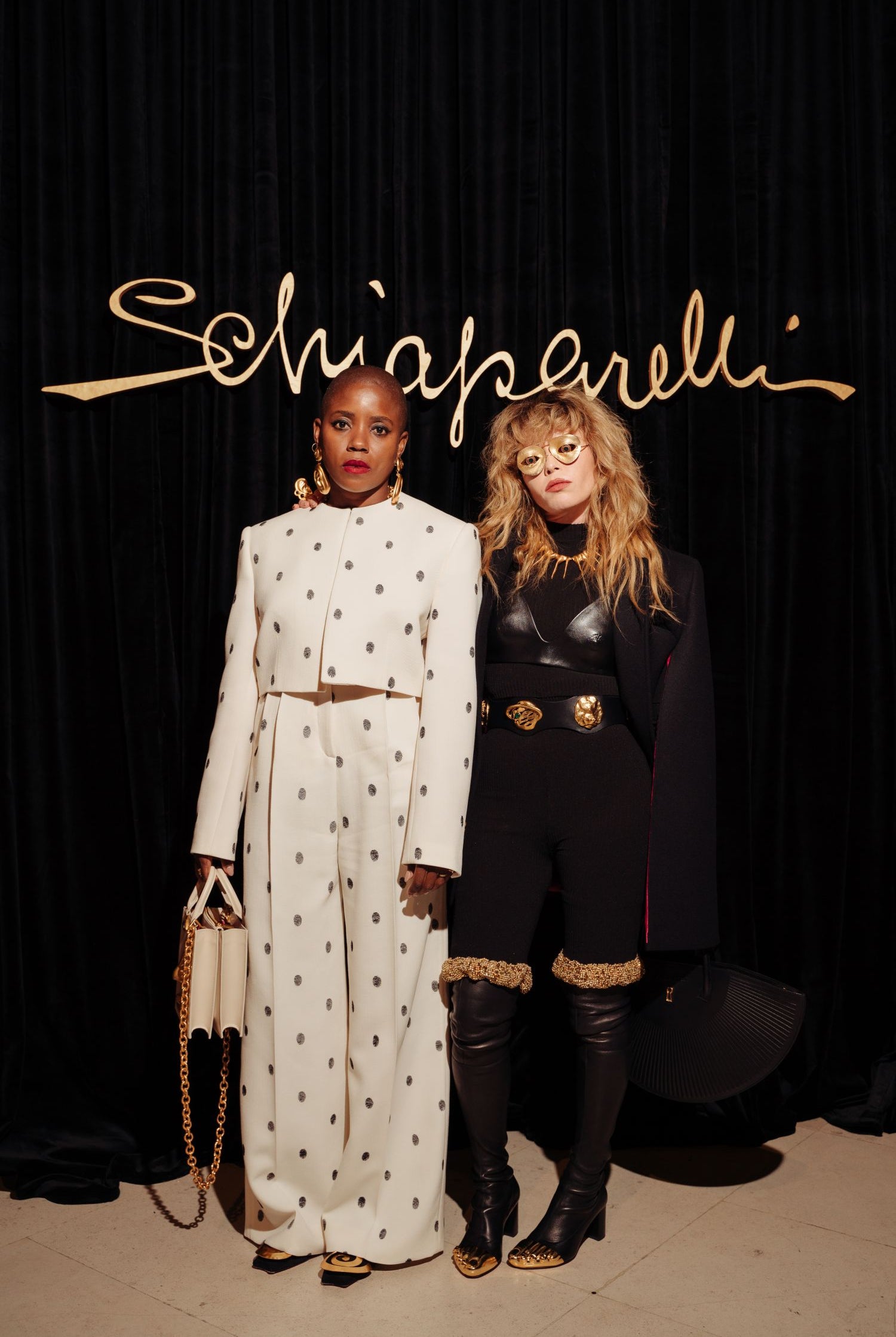 JANICZA BRAVO AND NATASHA LYONNE WORE SCHIAPARELLI READY-TO-WEAR