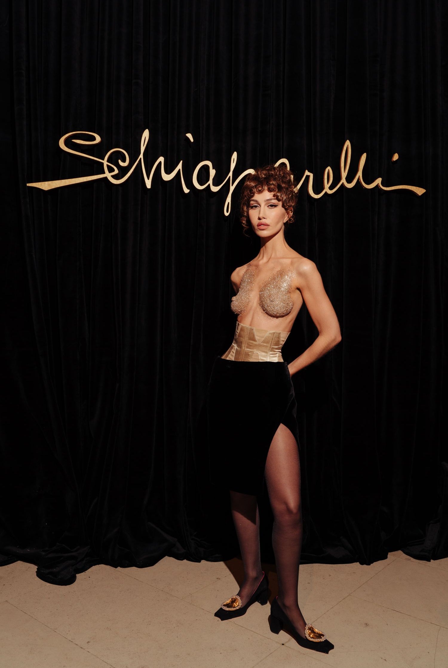 NADIA LEE COHEN WORE SCHIAPARELLI HAUTE COUTURE SPRING SUMMER 2022