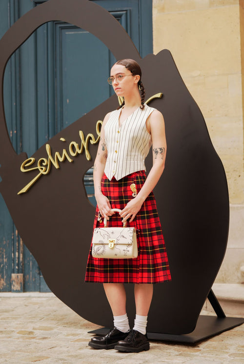 ELLA EMHOFF WORE SCHIAPARELLI READY-TO-WEAR