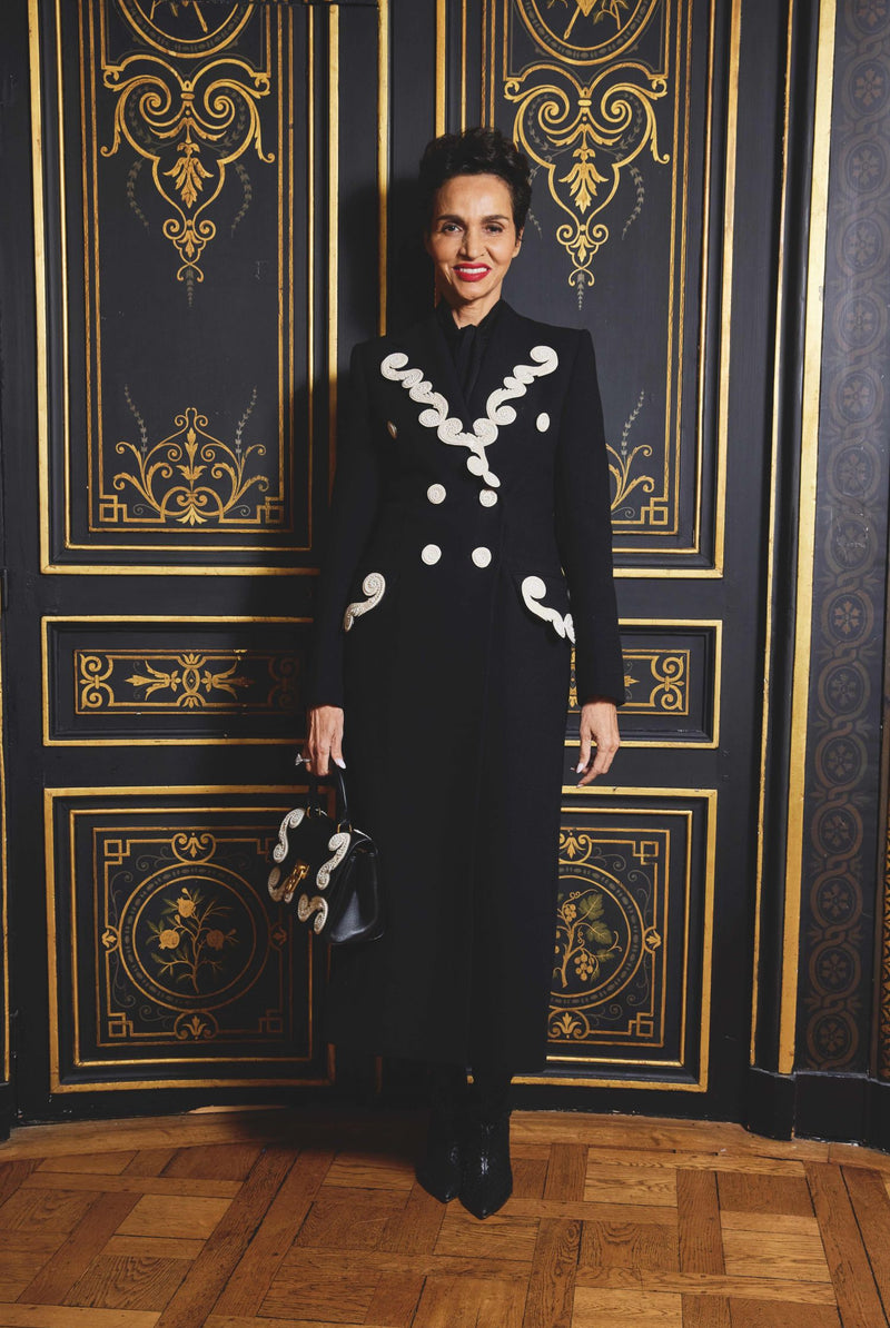 FARIDA KHELFA WORE SCHIAPARELLI READY-TO-WEAR FALL/WINTER 2022-2023