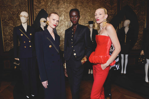 SCHIAPARELLI MODELS AT THE SPRING/SUMMER 2023 PRESENTATION