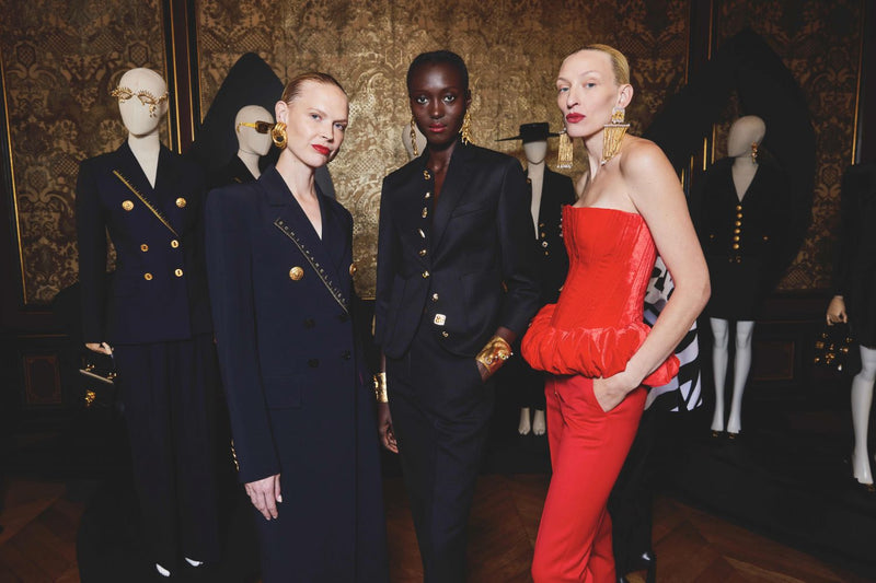 SCHIAPARELLI MODELS AT THE SPRING/SUMMER 2023 PRESENTATION