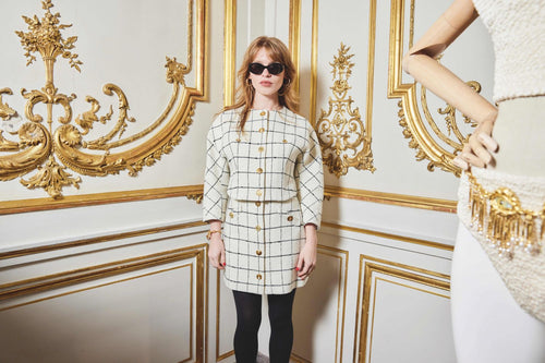 IVY GETTY WORE SCHIAPARELLI FALL WINTER 2022/2023 READY-TO-WEAR