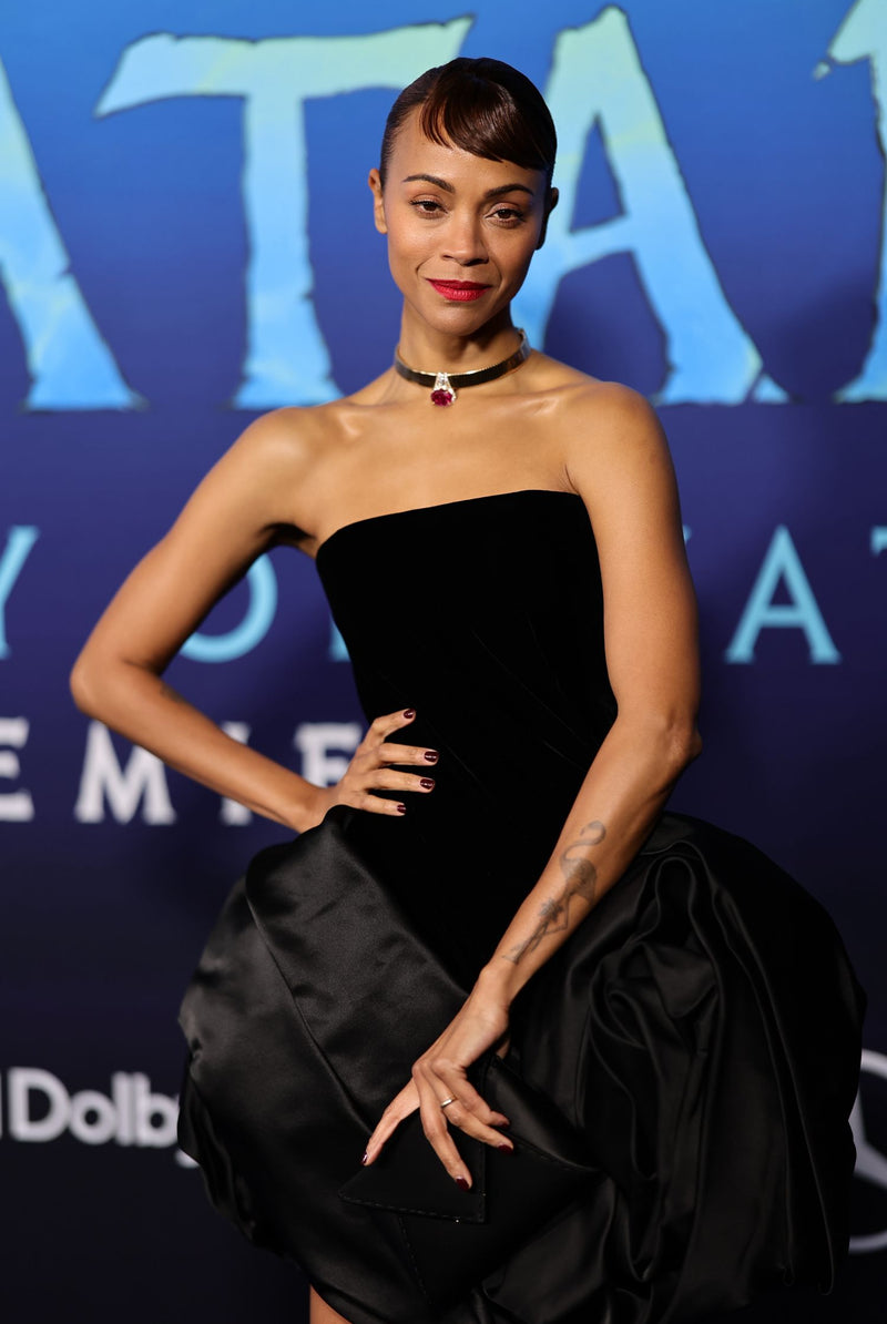 ZOE SALDANA WORE SCHIAPARELLI HAUTE COUTURE FALL WINTER 2022/2023