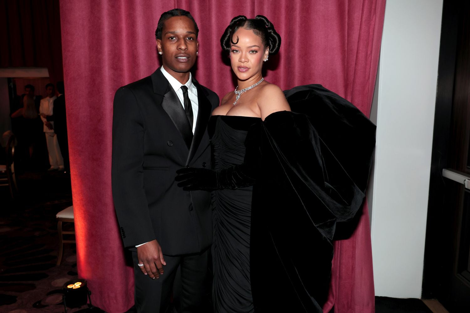 RIHANNA WORE CUSTOM SCHIAPARELLI HAUTE COUTURE TO THE 80TH ANNUAL GOLDEN GLOBE AWARDS