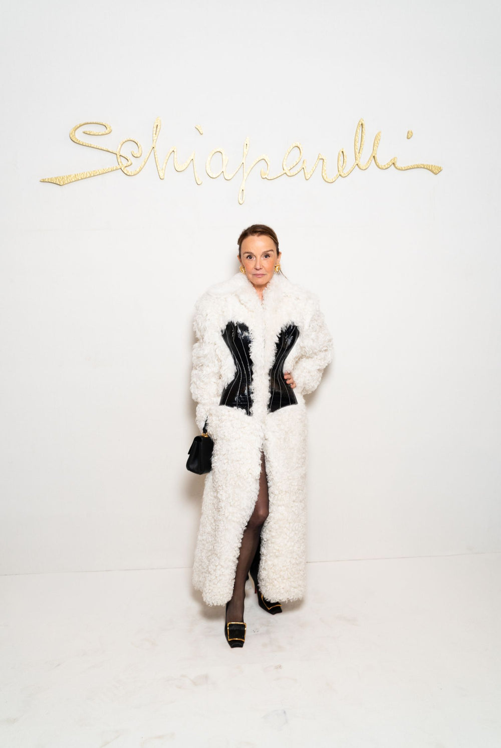 PHILIPPINE LEROY-BEAULIEU WORE SCHIAPARELLI READY-TO-WEAR FALL WINTER 2022-2023