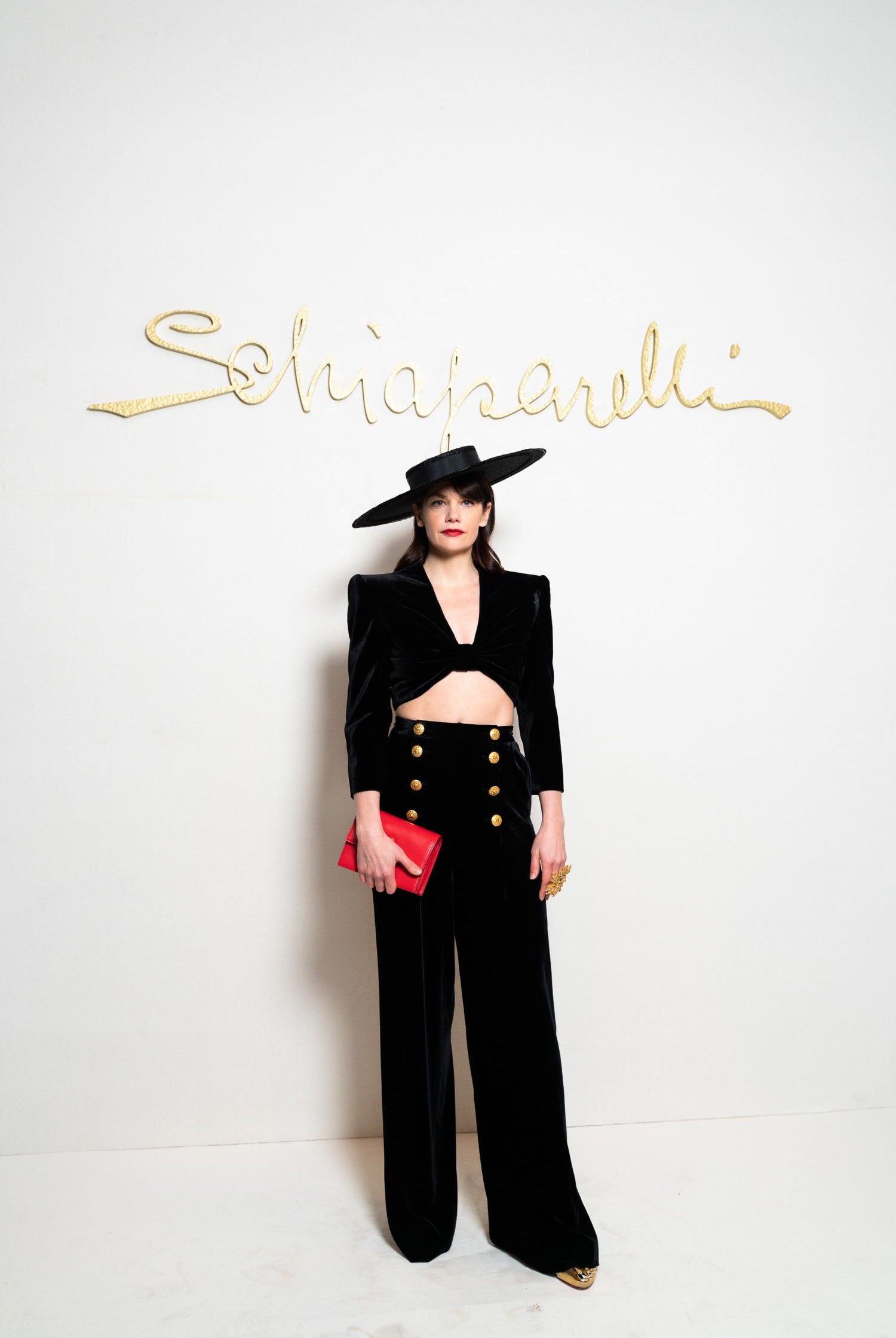 RUTH WILSON WORE SCHIAPARELLI READY-TO-WEAR SPRING/SUMMER 2023
