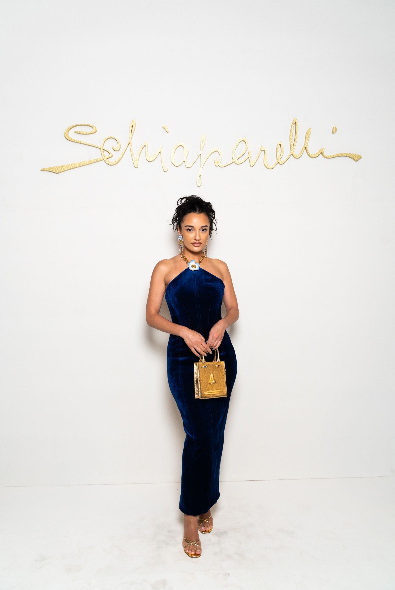 AMINA MUADDI WORE SCHIAPARELLI READY-TO-WEAR SPRING SUMMER 2023