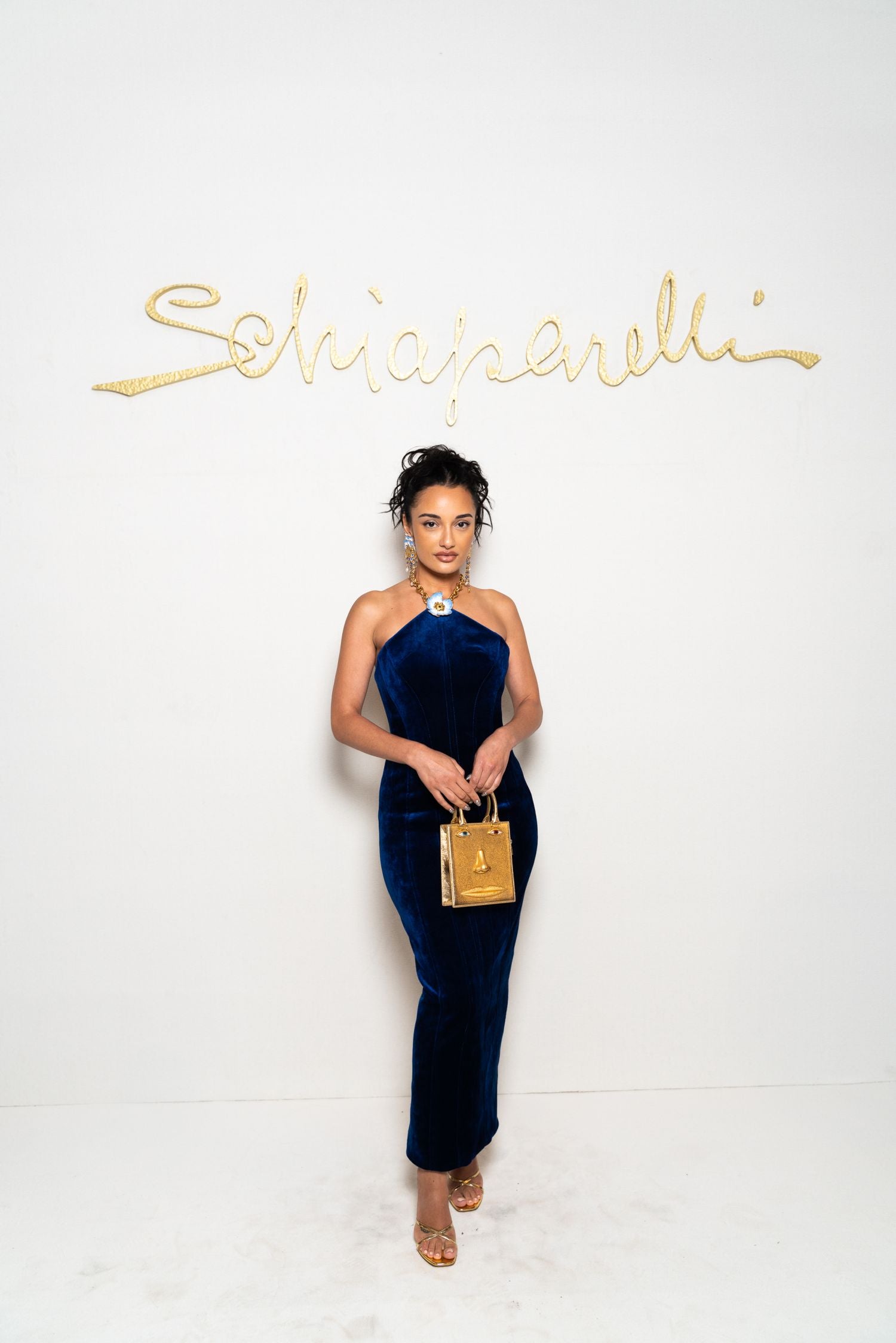 AMINA MUADDI WORE SCHIAPARELLI READY-TO-WEAR SPRING SUMMER 2023