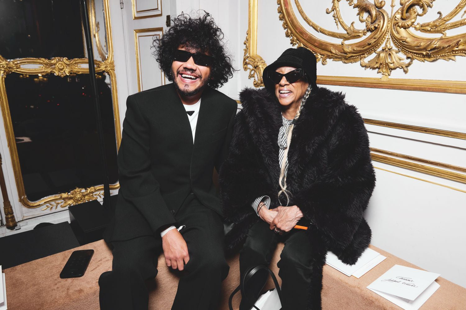 RAFAEL PAVAROTTI AND PATTI SMITH AT THE READY-TO-WEAR SPRING/SUMMER 2023 SHOW