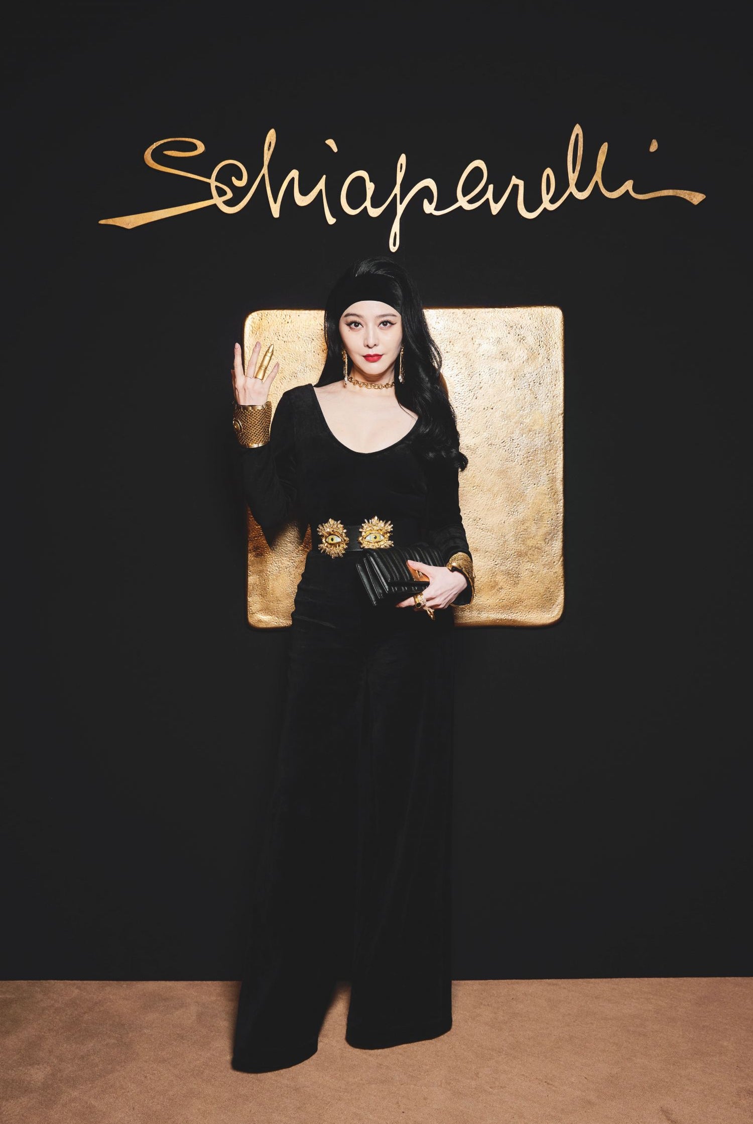 FAN BINGBING WORE SCHIAPARELLI READY-TO-WEAR SPRING/SUMMER 2023
