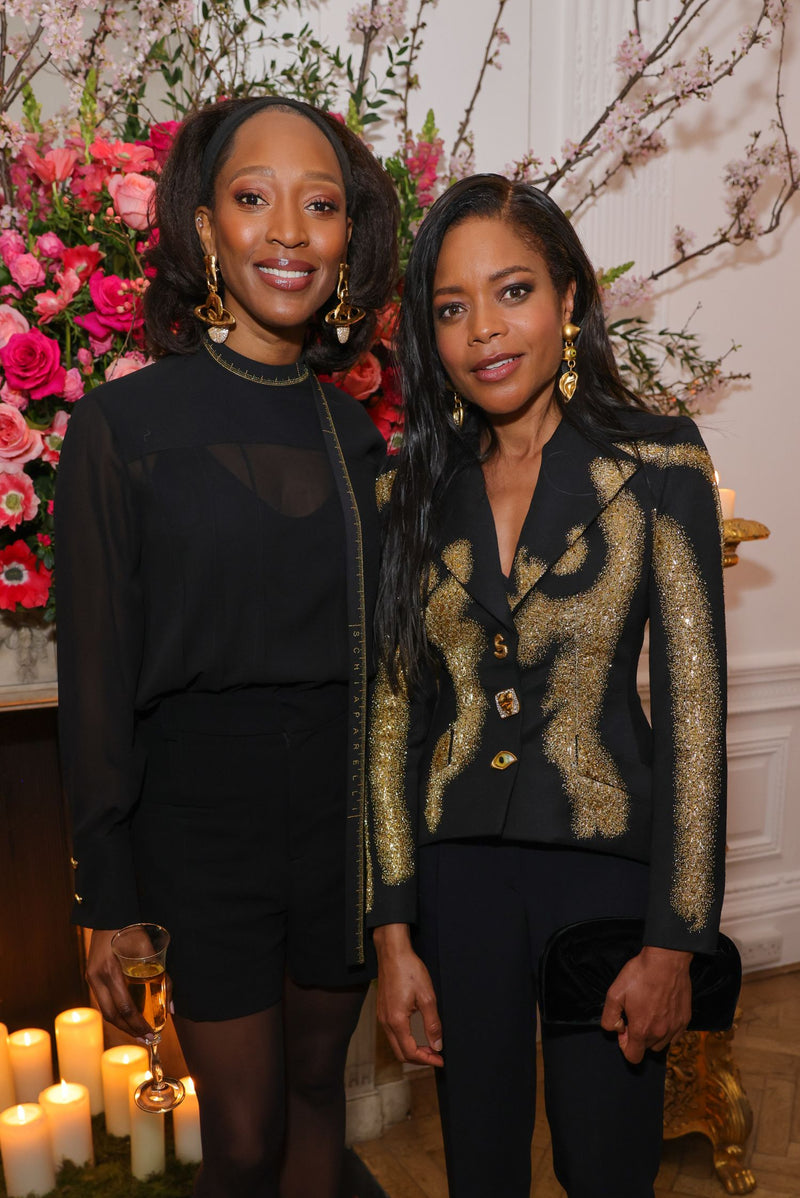 VANESSA KINGORI AND NAOMIE HARRIS WORE SCHIAPARELLI READY-TO-WEAR SPRING/SUMMER 2023