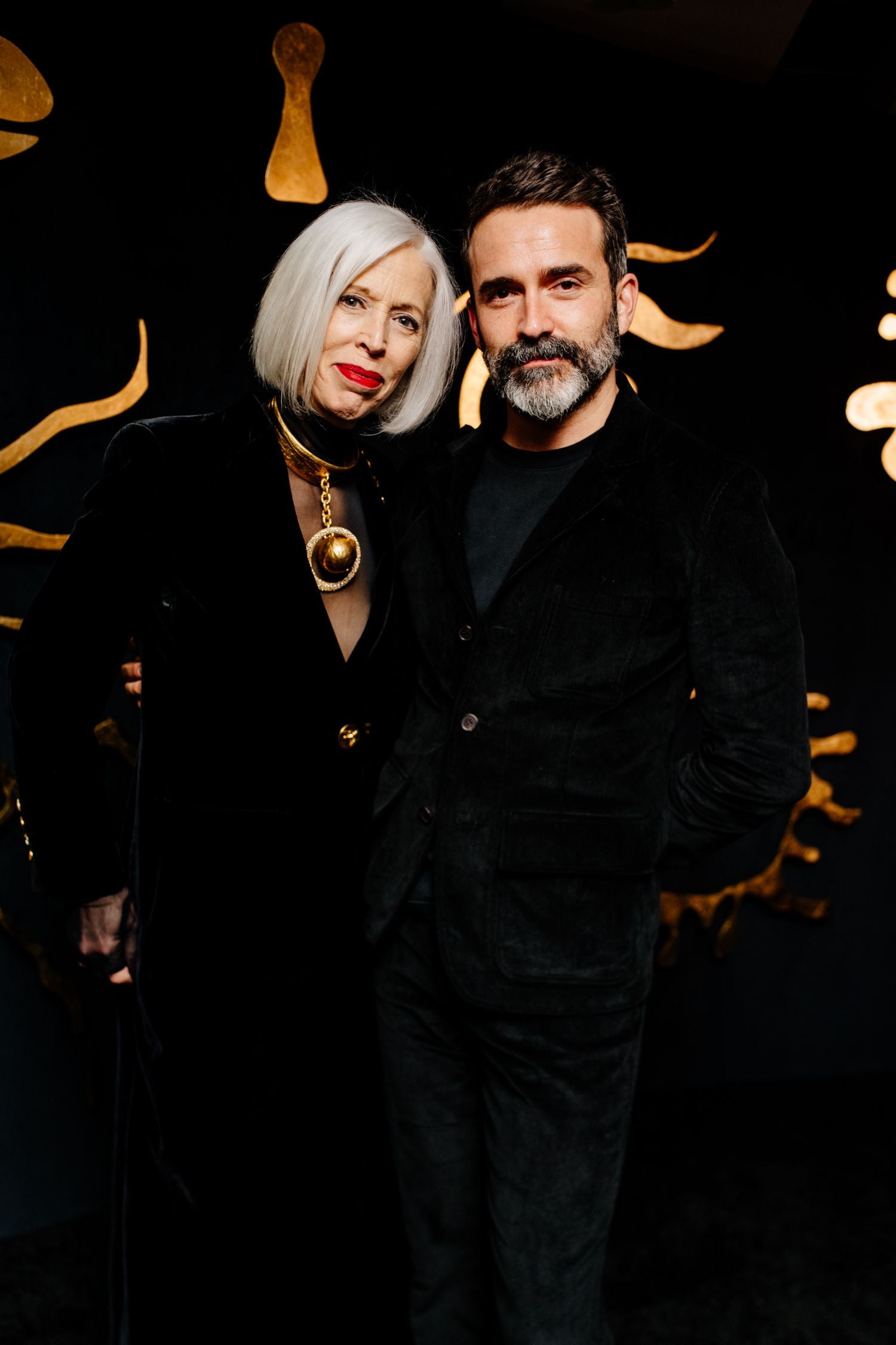 DANIEL ROSEBERRY AND LINDA FARGO CELEBRATING THE EXCLUSIVE OPENING OF THE NEW, TEMPORARY BOUTIQUE AT BERGDORF GOODMAN.
