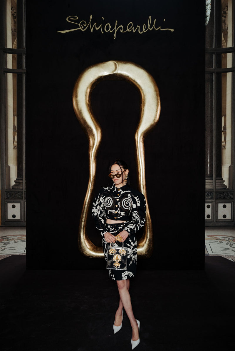 JAIME XIE WORE SCHIAPARELLI READY-TO-WEAR FALL/WINTER 2022-2023