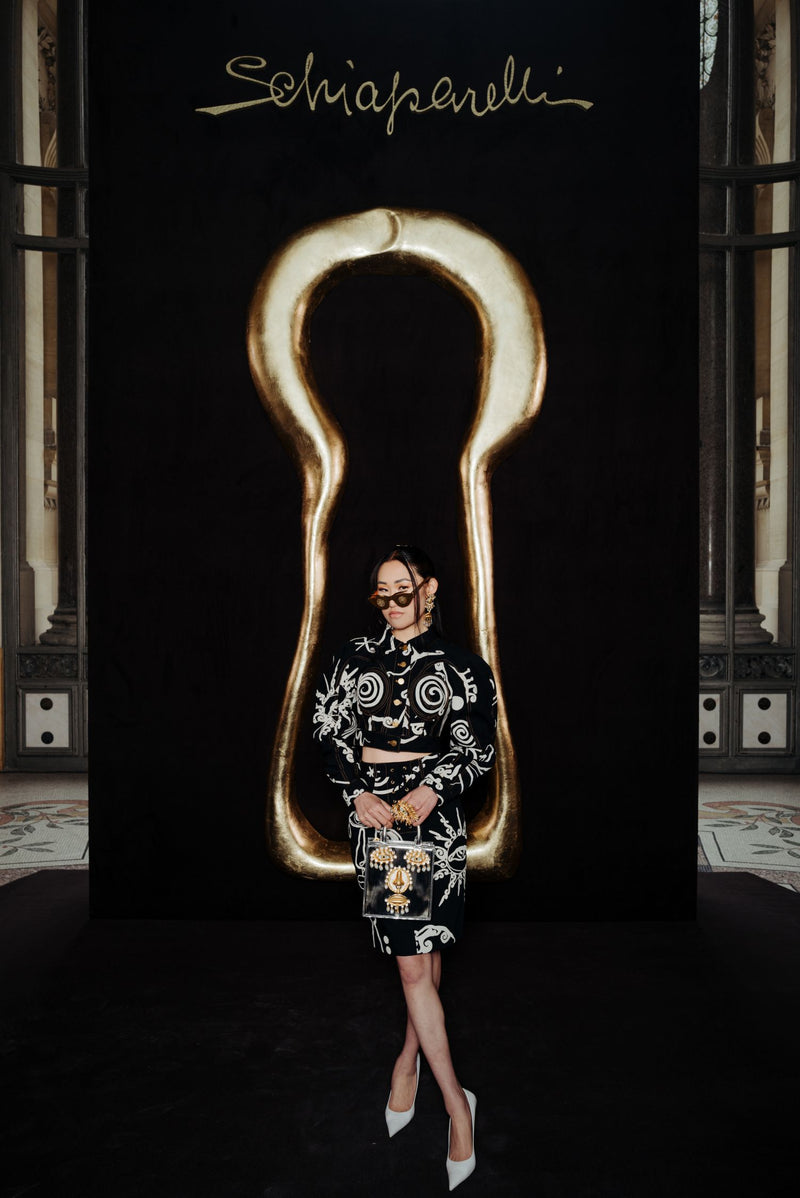 JAIME XIE WORE SCHIAPARELLI READY-TO-WEAR FALL/WINTER 2022-2023