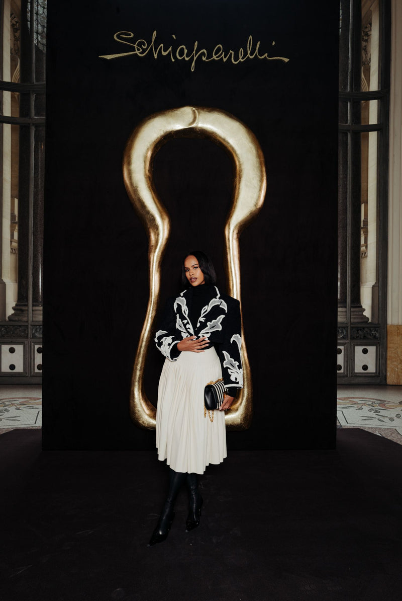 SABRINA ELBA WORE SCHIAPARELLI READY-TO-WEAR FALL/WINTER 2023-2024