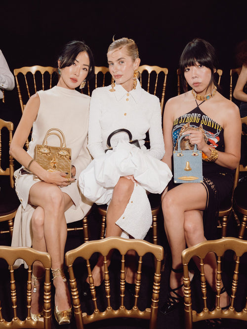 CHRISELLE LIM, XENIA ADONTS AND SUSIE LAU WORE SCHIAPARELLI READY-TO-WEAR