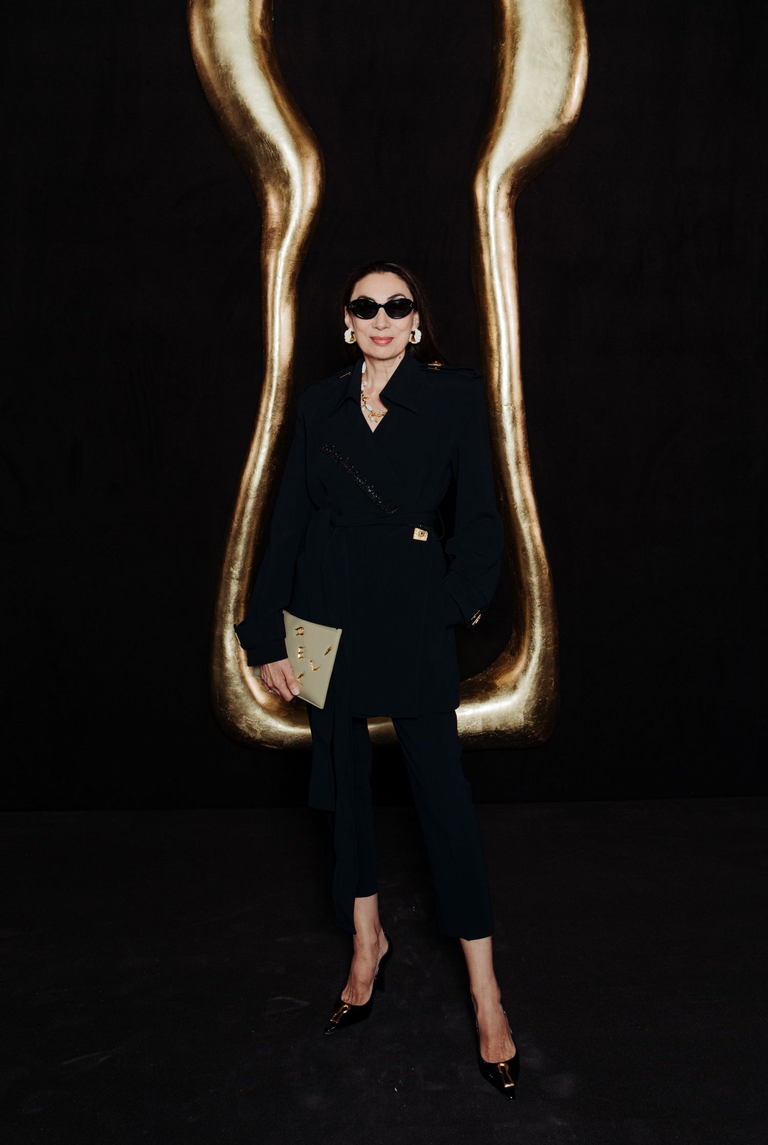 ANH DUONG WORE SCHIAPARELLI READY-TO-WEAR FALL/WINTER 2021-2022