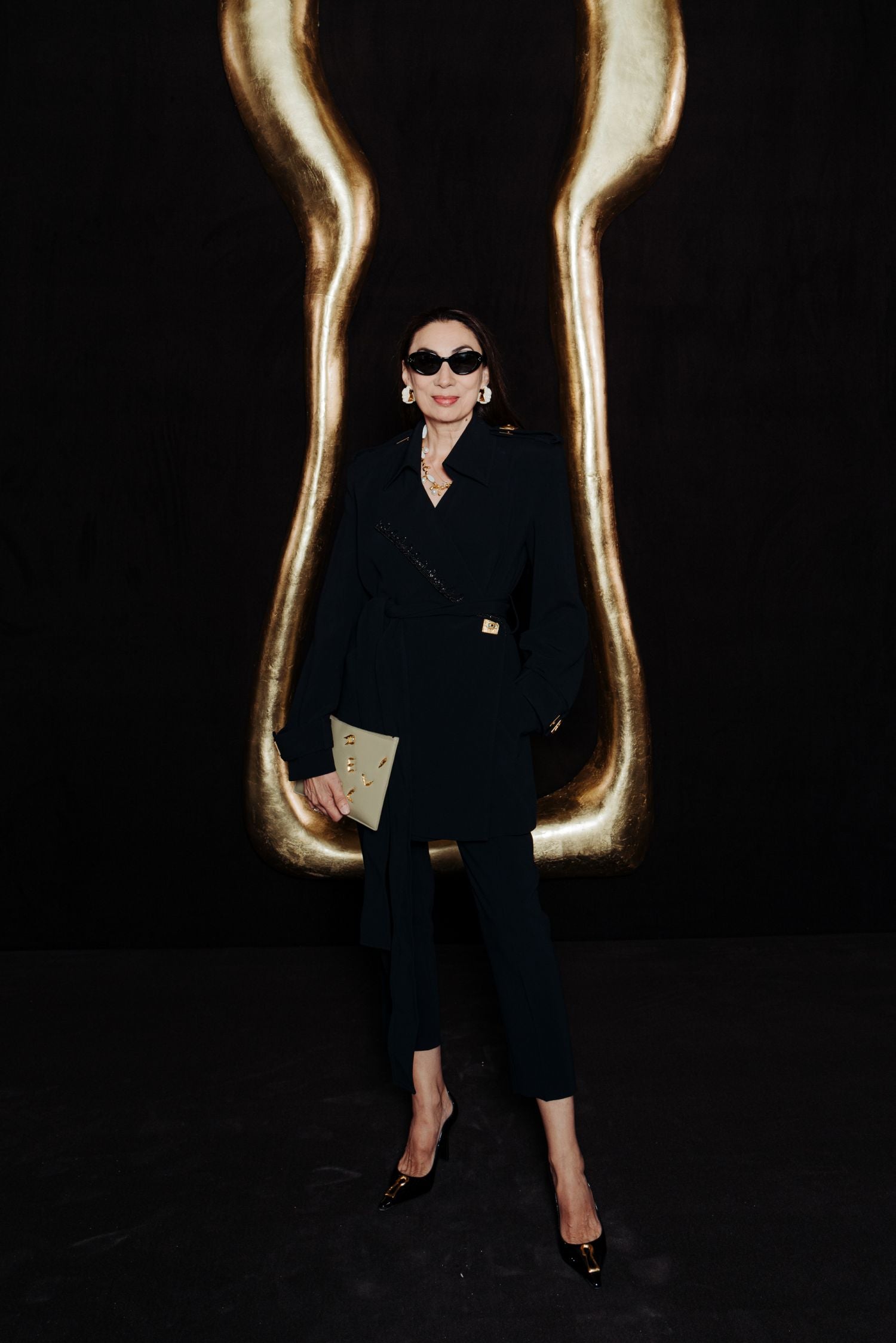 ANH DUONG WORE SCHIAPARELLI READY-TO-WEAR FALL/WINTER 2021-2022