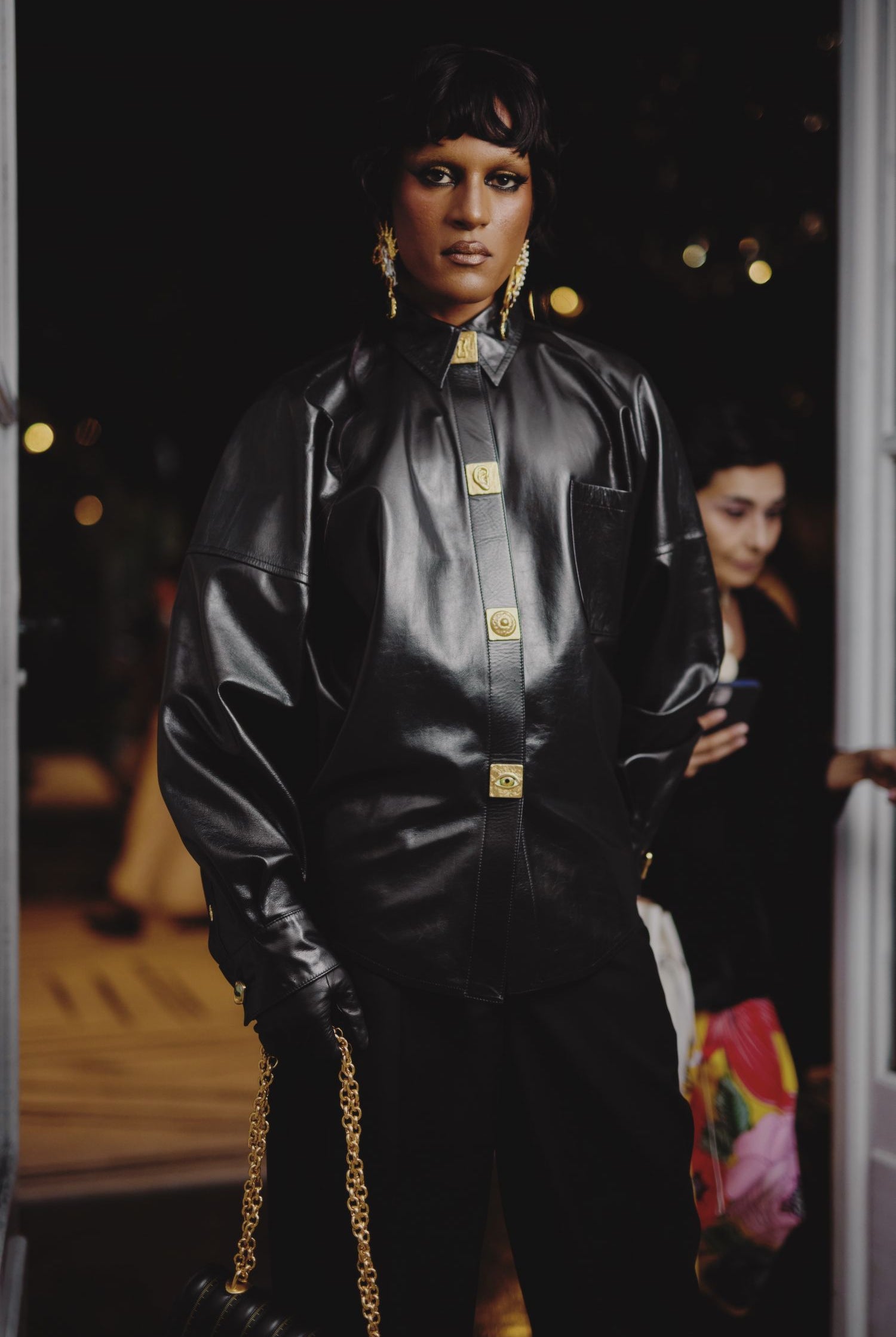 RICHE SHAZAM WORE SCHIAPARELLI READY-TO-WEAR FALL/WINTER 2023-2024