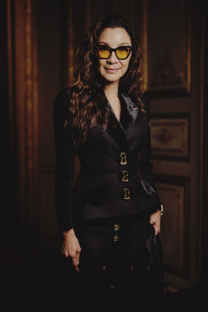 MICHELLE YEOH WORE SCHIAPARELLI READY-TO-WEAR FALL/WINTER 2023-2024