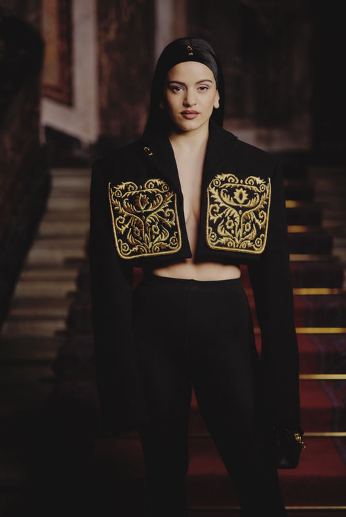 ROSALÍA WORE SCHIAPARELLI READY-TO-WEAR SPRING/SUMMER 2024