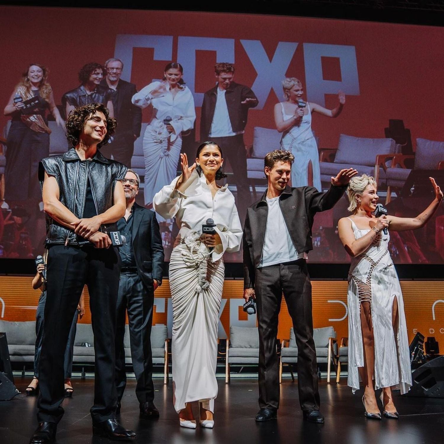 ZENDAYA WORE SCHIAPARELLI READY-TO-WEAR<br>TO THE COMIC CON EXPERIENCE SÃO PAULO 2023