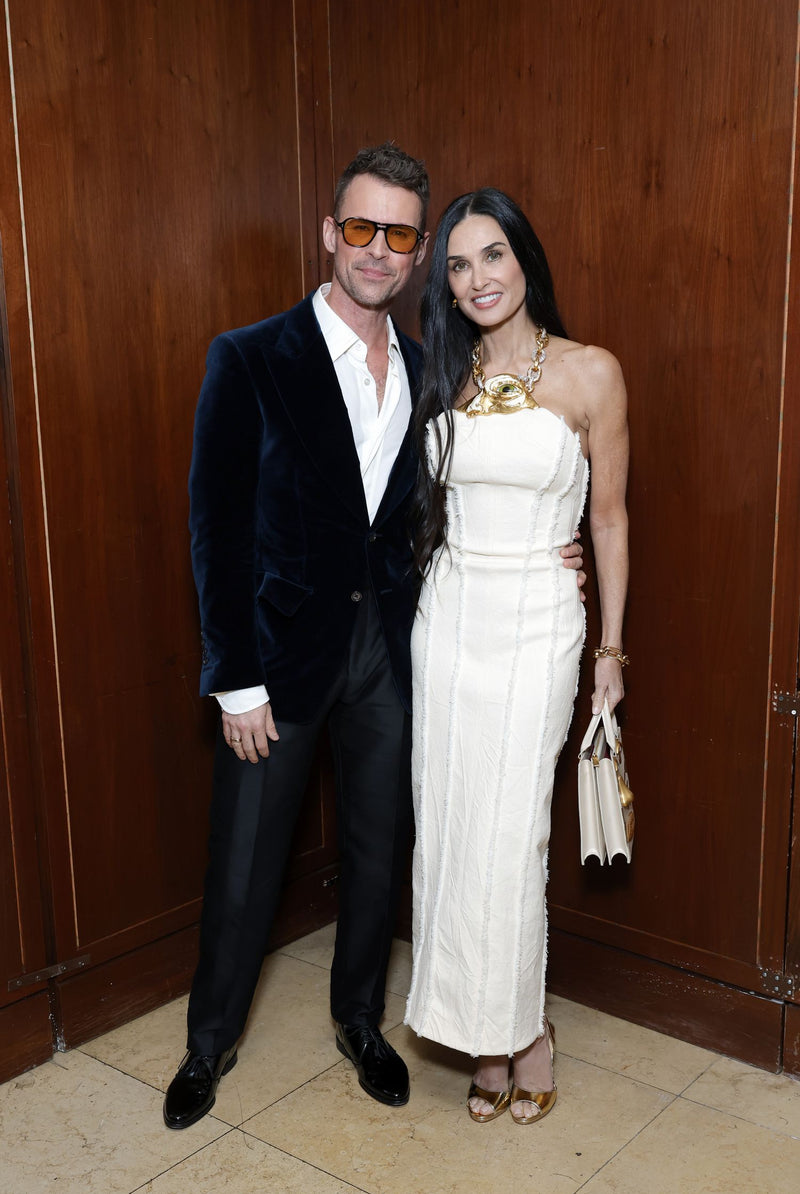 DEMI MOORE WORE SCHIAPARELLI READY-TO-WEAR TO THE HOLLYWOOD REPORTER POWER STYLISTS DINNER
