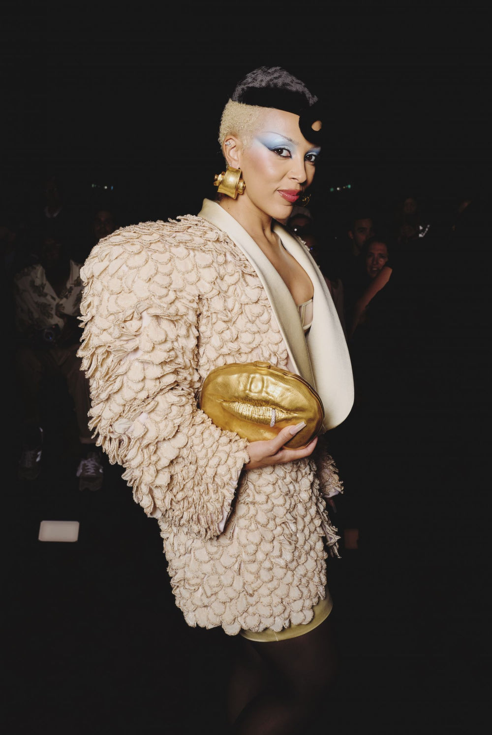 DOJA CAT WORE SCHIAPARELLI TO THE HAUTE COUTURE FALL WINTER 2024/25 SCHIAPARELLI SHOW