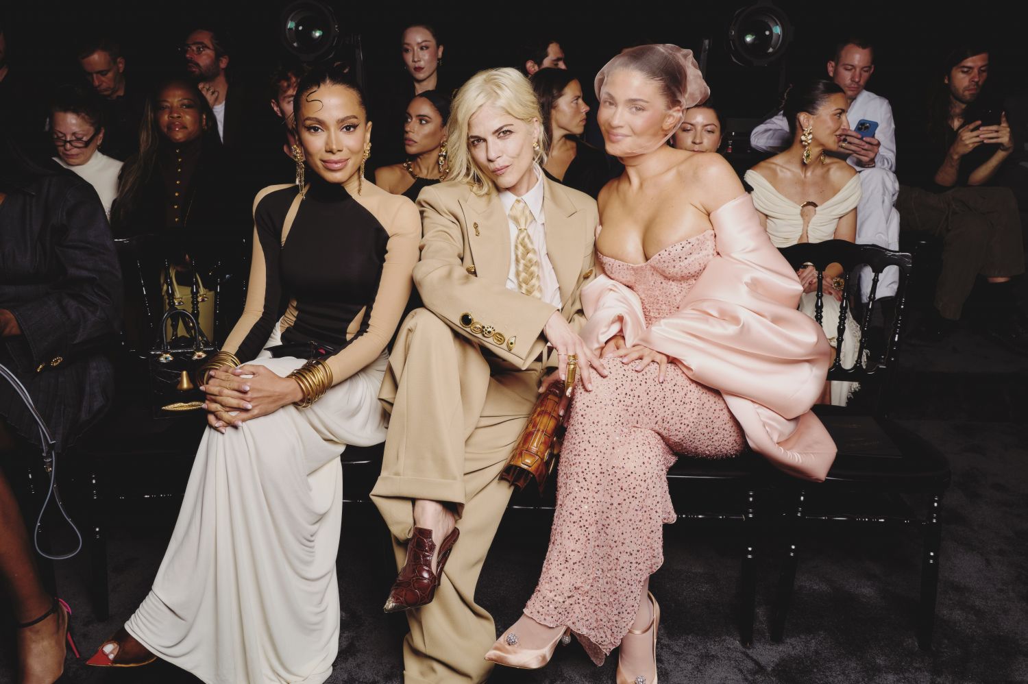ANITTA, SELMA BLAIR AND KYLIE JENNER WORE SCHIAPARELLI AT THE FALL/WINTER 2024 SHOW